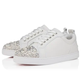 louise junior perla sneakers satin creponat piele de viel i perle alb femei 1 330x330 - Louise Junior Perla - Sneakers - Satin creponat, piele de vițel și perle - Alb - Femei