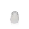 Louise Junior Perla – Sneakers – Satin creponat, piele de vițel și perle – Alb – Femei