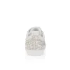 Louiseperla – Sneakers – Satin creponat, piele de vițel, strasuri și perle – Alb – Femei