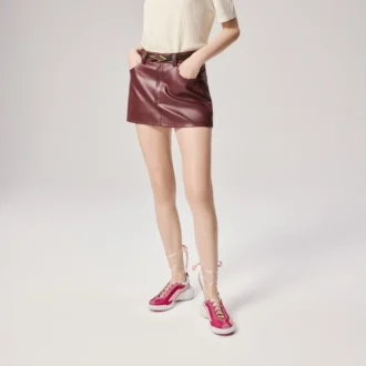 Mara Open – Sneakers – Piele de vițel și tafta de mătase – Palacy – Femei Mara Open – Sneakers – Piele de vițel și tafta de mătase – Palacy – Femei