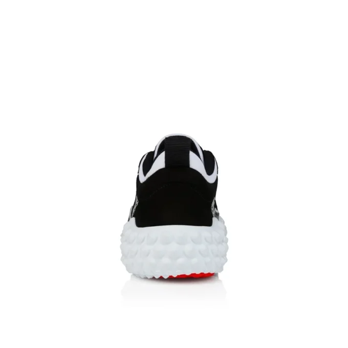 Mara – Sneakers – Piele de vițel velurată, piele de miel Nappa și plasă – Negru – Femei