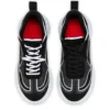 Mara – Sneakers – Piele de vițel velurată, piele de miel Nappa și plasă – Negru – Femei
