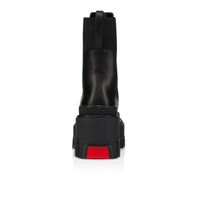Marcharcroche Dune Maxx – Cizme joase de 80 mm – Piele de vițel cerată – Negru – Femei