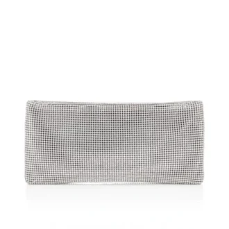 Maykimay – Clutch – Plasă și strasuri – Argintiu