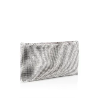 Maykimay – Clutch – Plasă și strasuri – Argintiu