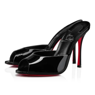 Me Dolly – Mule de 100 mm – Piele de vițel lăcuită – Negru – Femei Me Dolly – Mule de 100 mm – Piele de vițel lăcuită – Negru – Femei