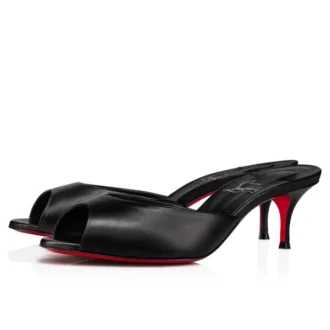 Me Dolly – Mule de 55 mm – Piele de miel Nappa – Negru – Femei Me Dolly – Mule de 55 mm – Piele de miel Nappa – Negru – Femei