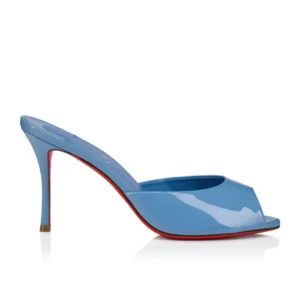 Me Dolly – Mule de 85 mm – Piele de vițel lăcuită – Ceruleo – Femei Me Dolly – Mule de 85 mm – Piele de vițel lăcuită – Ceruleo – Femei