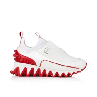 Mini Sharkyloub – Sneakers de alergare – Piele de vițel și neopren – Bianco – Copii