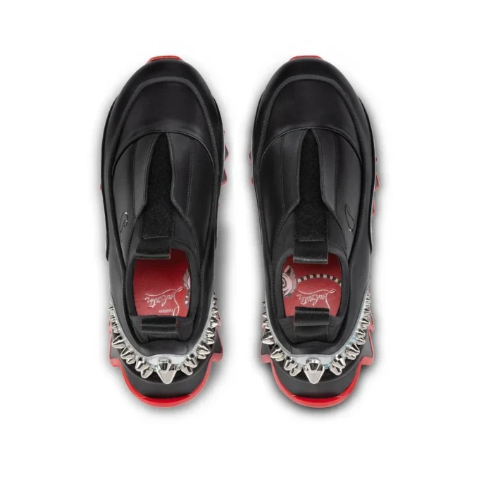 Mini Sharkyloub – Sneakers de alergare – Piele de vițel și neopren – Negru – Copii Mini Sharkyloub – Sneakers de alergare – Piele de vițel și neopren – Negru – Copii