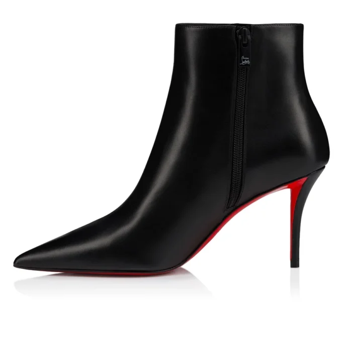 Miss Z Booty – Cizme joase de 80 mm – Piele de vițel – Negru – Femei