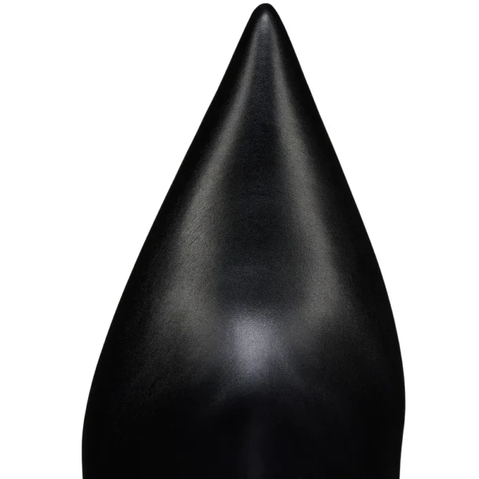 Miss Z Booty – Cizme joase de 80 mm – Piele de vițel – Negru – Femei