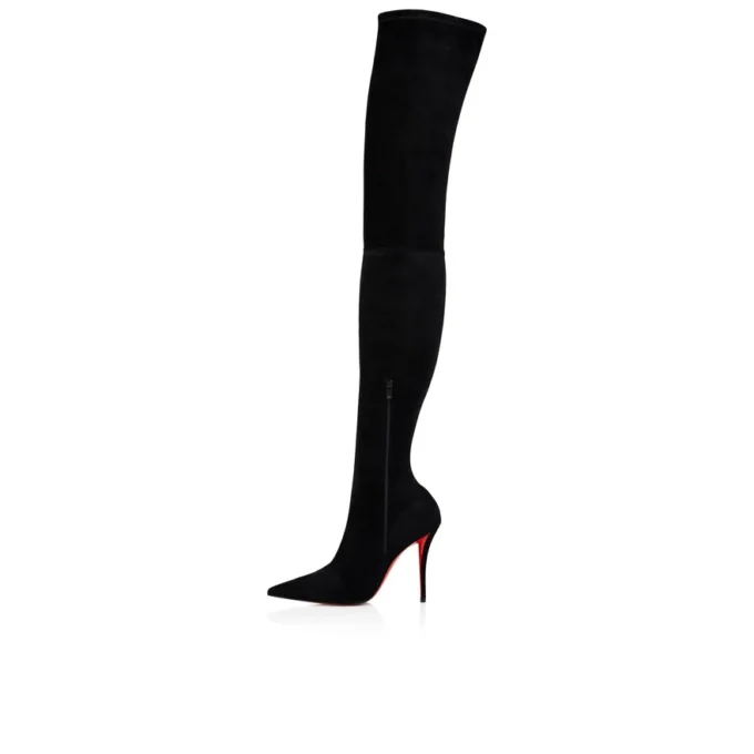 Miss Z Botta Alta – Cizme de 100 mm – Piele de vițel velur – Negru – Femei Miss Z Botta Alta – Cizme de 100 mm – Piele de vițel velur – Negru – Femei
