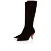 Miss Z Botta – Cizme de 80 mm – Piele de vițel velur – Cafa – Femei