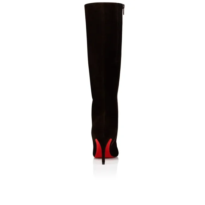 Miss Z Botta – Cizme de 80 mm – Piele de vițel velur – Cafa – Femei