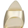 Miss Z Mule – Mule de 100 mm – Piele de miel Nappa laminată – Platine – Femei Miss Z Mule – Mule de 100 mm – Piele de miel Nappa laminată – Platine – Femei