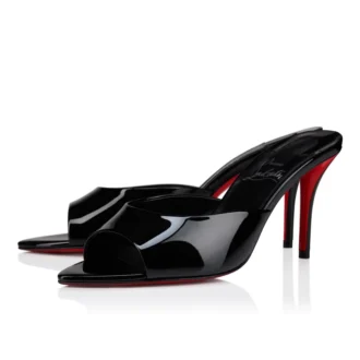 Miss Z Mule – Mule de 80 mm – Piele de vițel lăcuită – Negru – Femei Miss Z Mule – Mule de 80 mm – Piele de vițel lăcuită – Negru – Femei