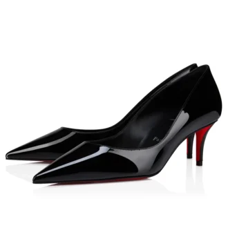 Miss Z – Pantofi cu toc de 60 mm – Piele de vițel lăcuită – Negru – Femei