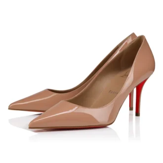 Miss Z – Pantofi cu toc de 80 mm – Piele de vițel lăcuită – Blush – Femei