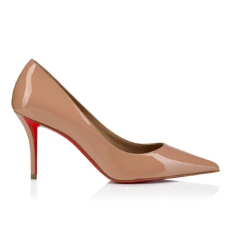Miss Z – Pantofi cu toc de 80 mm – Piele de vițel lăcuită – Blush – Femei