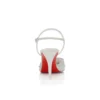 Miss Z Riviera Strass – Pantofi cu toc de 80 mm și curele – Plasă, piele Nappa și perle – Bianco – Femei Miss Z Riviera Strass – Pantofi cu toc de 80 mm și curele – Plasă, piele Nappa și perle – Bianco – Femei