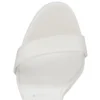 Miss Z Sandal Queen – Sandale cu curele de 120 mm – Piele de miel Nappa – Bianco – Femei