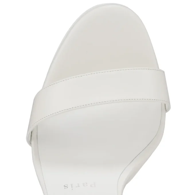 Miss Z Sandal Queen – Sandale cu curele de 120 mm – Piele de miel Nappa – Bianco – Femei