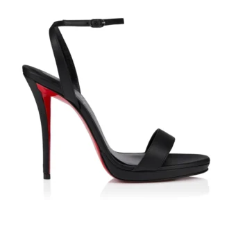 Miss Z Sandal Queen – Sandale cu curele de 120 mm – Piele de miel Nappa – Negru – Femei