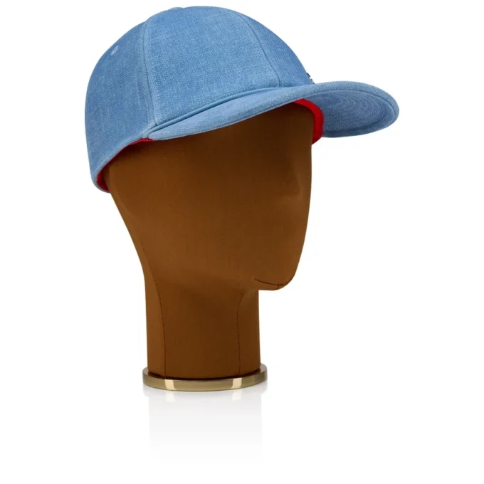 Mooncrest Cl Ac – Șapcă de baseball – Piele de vițel și pânză – Ceruleo