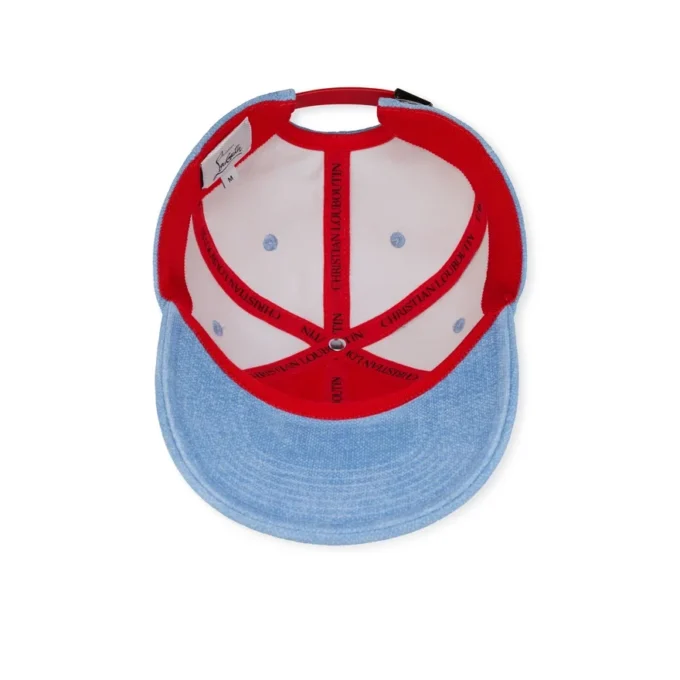Mooncrest Cl Ac – Șapcă de baseball – Piele de vițel și pânză – Ceruleo