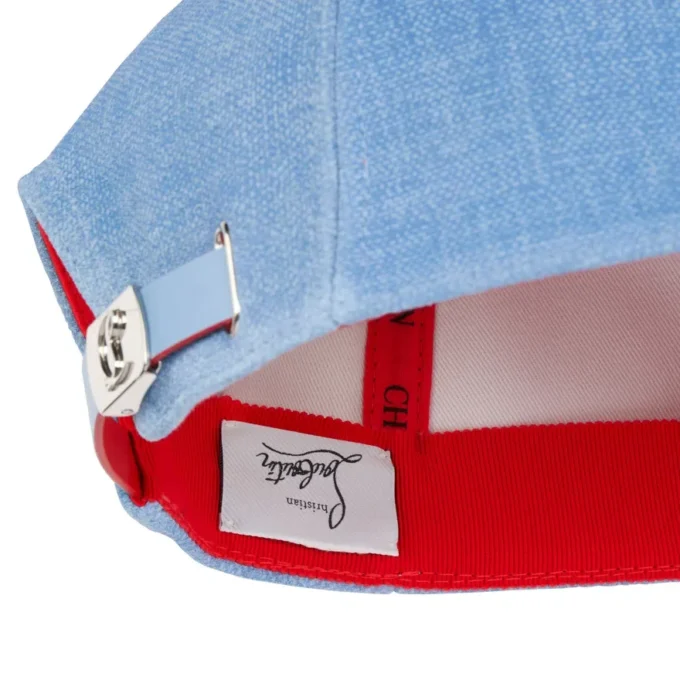 Mooncrest Cl Ac – Șapcă de baseball – Piele de vițel și pânză – Ceruleo