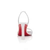 O Condora – Sandale cu bretele de 85 mm – Piele lăcuită – Bianco – Femei