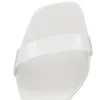 O Condora – Sandale cu bretele de 85 mm – Piele lăcuită – Bianco – Femei