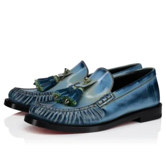 Orlando – Mocasini – Piele de vițel periată – Ceruleo – Bărbați