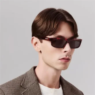 Our Georges Lb0028 – Ochelari de soare – Acetat – Roșu Havana