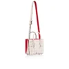 Paloma Mini – Gență cu mâner superior – Piele de vițel granată și ținte Loubinthesky – Leche Paloma Mini – Gență cu mâner superior – Piele de vițel granată și ținte Loubinthesky – Leche