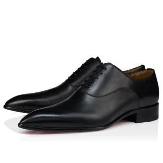 Pelvis – Pantofi Oxford – Piele de vițel – Negru – Bărbați