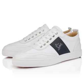 Retero – Sneakers – Piele de vițel granulată – Albastru marin – Bărbați