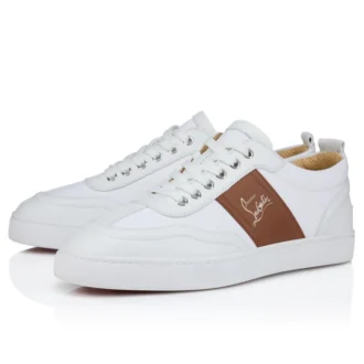 Retero – Sneakers – Piele de vițel granulată – Cuoio – Bărbați
