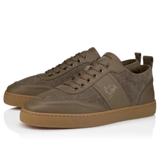 Retero – Sneakers – Piele de vițel și pânză – Silex – Bărbați