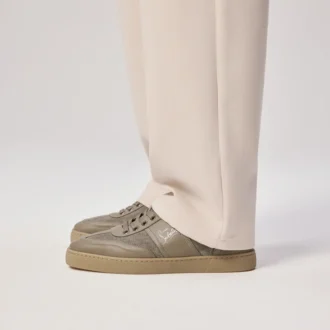 Retero – Sneakers – Piele de vițel și pânză – Silex – Bărbați