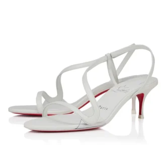 Rosalie – Sandale de 55 mm – Piele de ied – Bianco – Femei