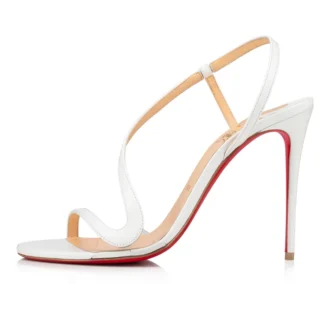 Rosalie – Sandale de 99 mm – Piele și PVC – Bianco – Femei