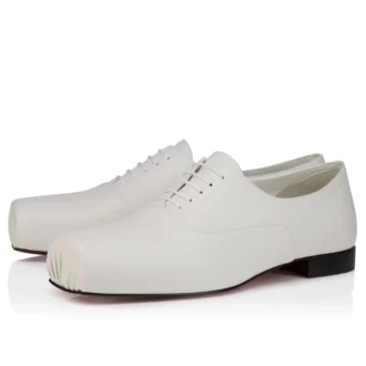 Ruben – Oxfords – Piele de miel Nappa – Bianco – Bărbați