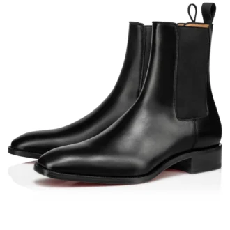 Samson – Cizme – Piele de vițel netedă – Negru – Bărbați