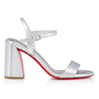 Sandale Miss Jane – Sandale de 85 mm – Piele de vițel laminată – Argintiu – Femei Sandale Miss Jane – Sandale de 85 mm – Piele de vițel laminată – Argintiu – Femei