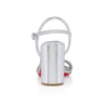 Sandale Miss Jane – Sandale de 85 mm – Piele de vițel laminată – Argintiu – Femei Sandale Miss Jane – Sandale de 85 mm – Piele de vițel laminată – Argintiu – Femei