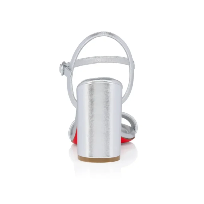 Sandale Miss Jane – Sandale de 85 mm – Piele de vițel laminată – Argintiu – Femei Sandale Miss Jane – Sandale de 85 mm – Piele de vițel laminată – Argintiu – Femei