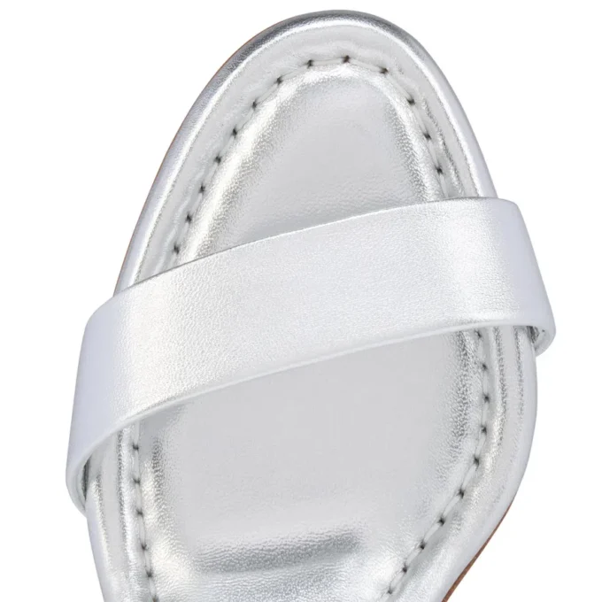 Sandale Miss Jane – Sandale de 85 mm – Piele de vițel laminată – Argintiu – Femei Sandale Miss Jane – Sandale de 85 mm – Piele de vițel laminată – Argintiu – Femei