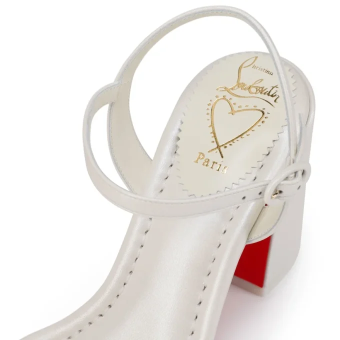 Sandale Miss Jane – Sandale de 85 mm – Piele nappa perlată – Bianco – Femei Sandale Miss Jane – Sandale de 85 mm – Piele nappa perlată – Bianco – Femei